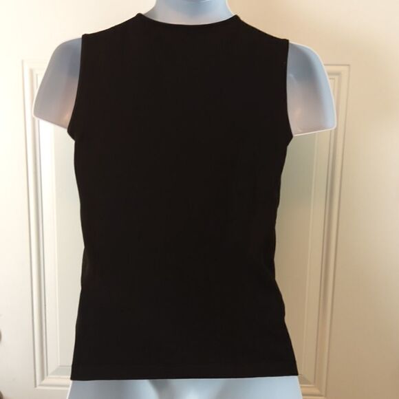 Jackie Jean black sleeveless blouse with beading - Picture 10 of 11
